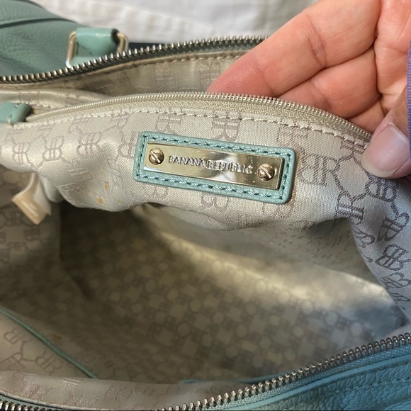 BANANA REPUBLIC Evan Satchel mint - Picture 9 of 12